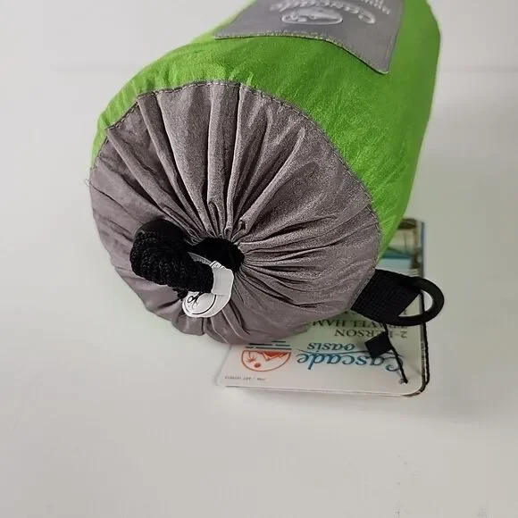 Cascade Oasis 2 Person Lightweight Nylon Travel Hammock With Straps Storage Bag - Picture 7 of 12